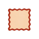 Scalloped Edge Rust Orange Linen Napkin - Set of 4 TOV-T18610 TOV Furniture