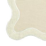 TOV Taupe Wavy Challah Cover TOV-T18652 TOV Furniture