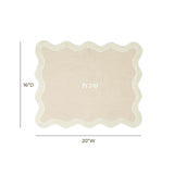 TOV Taupe Wavy Challah Cover TOV-T18652 TOV Furniture