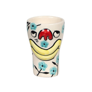 TOV Furniture Velma Daydreamer Ceramic Glasses Set of 4 - Whimsical Hand-Painted Cups for Fun Gatherings & Gifts TOV-T18762