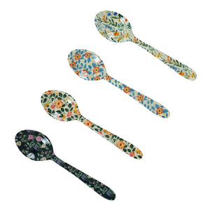 TOV Furniture Planted Artisan Tea Spoons Set of 4 - Vibrant Garden Prints for Stylish Dining & Gifting Delight TOV-T18885