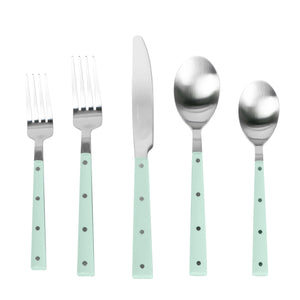 Soline Mint Green and Stainless Steel Flatware - Set of 20 Pieces TOV-T54289-SET TOV Furniture