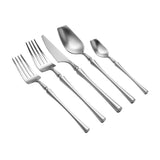 Millie Brushed Silver Stainless Steel Flatware - Set of 20 Pieces TOV-T54290-SET TOV Furniture