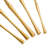 Millie Brushed Gold Stainless Steel Flatware - Set of 5 Pieces - Service for 1 TOV-T54291 TOV Furniture