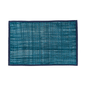 TOV Furniture Peele Seagrass Placemat Set – Handcrafted, Colorful and Durable Table Protectors for Every Occasion Blue TOV-T54307