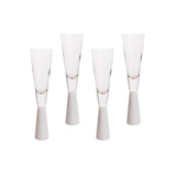 Flute White Champagne Glasses - Set of 4 TOV-T68859 TOV Furniture