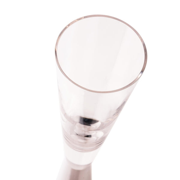 TOV Furniture Flute Champagne Glasses - Elegant Set of 4 for Celebratory Toasts and Stylish Entertaining Moments White TOV-T68859