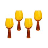 Rose Amber Wine Glasses - Set of 4 TOV-T68860 TOV Furniture