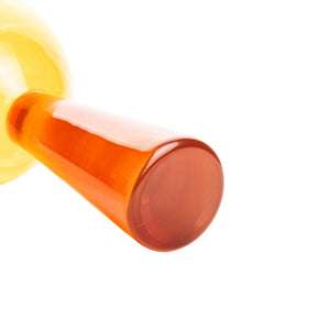 TOV Furniture Rose Wine Glasses - Set of 4 Sculpted Elegance for Entertaining, Perfect for Every Celebration and Occasion Amber TOV-T68860