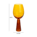 Rose Amber Wine Glasses - Set of 4 TOV-T68860 TOV Furniture