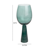 Rose Green Wine Glasses - Set of 4 TOV-T68861 TOV Furniture