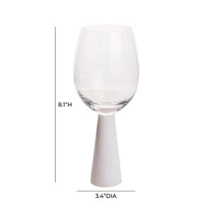 Rose White Wine Glasses - Set of 4 TOV-T68862 TOV Furniture