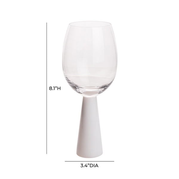 Rose White Wine Glasses - Set of 4 TOV-T68862 TOV Furniture