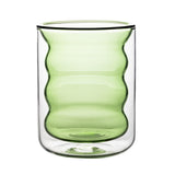 Waves Green Water Glass - Set of 4 TOV-T68866 TOV Furniture