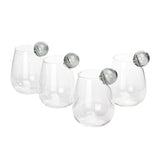 Boule Clear Water Glass - Set of 4 TOV-T68869 TOV Furniture