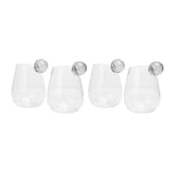 Boule Clear Water Glass - Set of 4 TOV-T68869 TOV Furniture