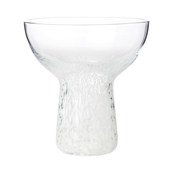 TOV Furniture Dottie Handblown Cocktail Glass Set - Artisanal Elegance for Unique Entertaining and Gifting Clear TOV-T68872