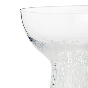 TOV Furniture Dottie Handblown Cocktail Glass Set - Artisanal Elegance for Unique Entertaining and Gifting Clear TOV-T68872