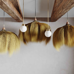 TOV Furniture Serengeti Outdoor Pendant Lamp - Handcrafted Natural Rayung Grass Light Fixture for Rustic Elegance TOV-G21001