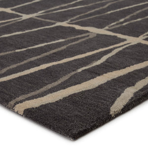 Jaipur Living Town Botticino Contemporary Moroccan Handmade Indoor Rug Gray 12'x18'