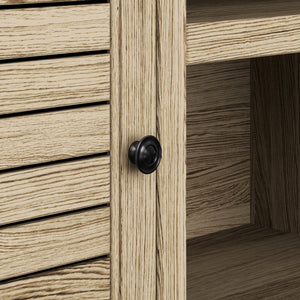 Legends Furniture Bridgevine Home Topenga 83 Inch Tv Stand Console For Tvs Up To 95 Inches, No Assembly Required, Alabaster Finish Alabaster, Beige Oak Solids And Veneers Tp1212.Alb