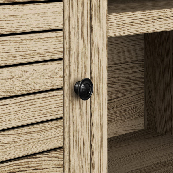 Legends Furniture Bridgevine Home Topenga 83 Inch Tv Stand Console For Tvs Up To 95 Inches, No Assembly Required, Alabaster Finish Alabaster, Beige Oak Solids And Veneers Tp1212.Alb