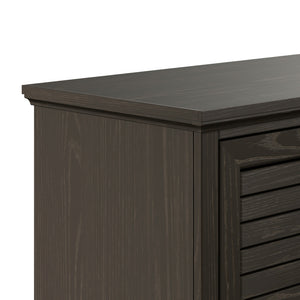 Legends Furniture Bridgevine Home Topenga 66 Inch Tv Stand Console For Tvs Up To 80 Inches, No Assembly Required, Clove Finish Alabaster, Brown Oak Solids And Veneers Tp1221.Clv