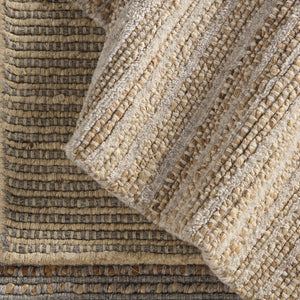 Jaipur Living Topo Abdar Tpo02 Handwoven Handmade 60% Jute 25% Polyester 5% Wool 10% Cotton Lines Stripes Indoor Rug Ivory, Light Gray 60% Jute 25% Polyester 5% Wool 10% Cotton Rug158282