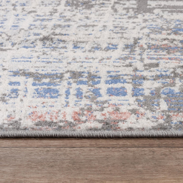 Alora Decor Tapestry Modern Gray Rectangle Rug — Power-Loomed Polypropylene With Low-Profile Pile, Durable Style 5'2" x 7'3" TPRTPR101ZO006287