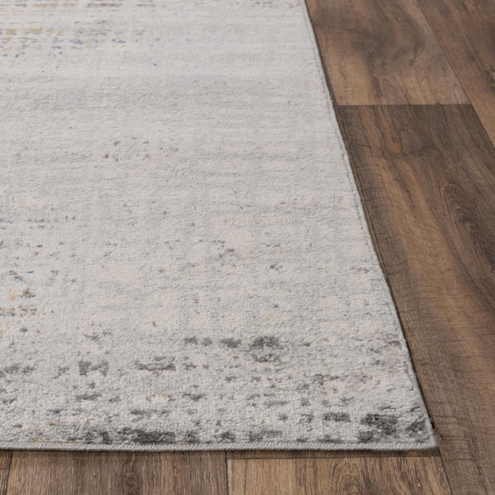 Alora Decor Tapestry Modern Gray Runner Rug 2'6"X7'3" — Low Pile Power-Loomed Polypropylene, Stain-Resistant Durable TPRTPR10200462673