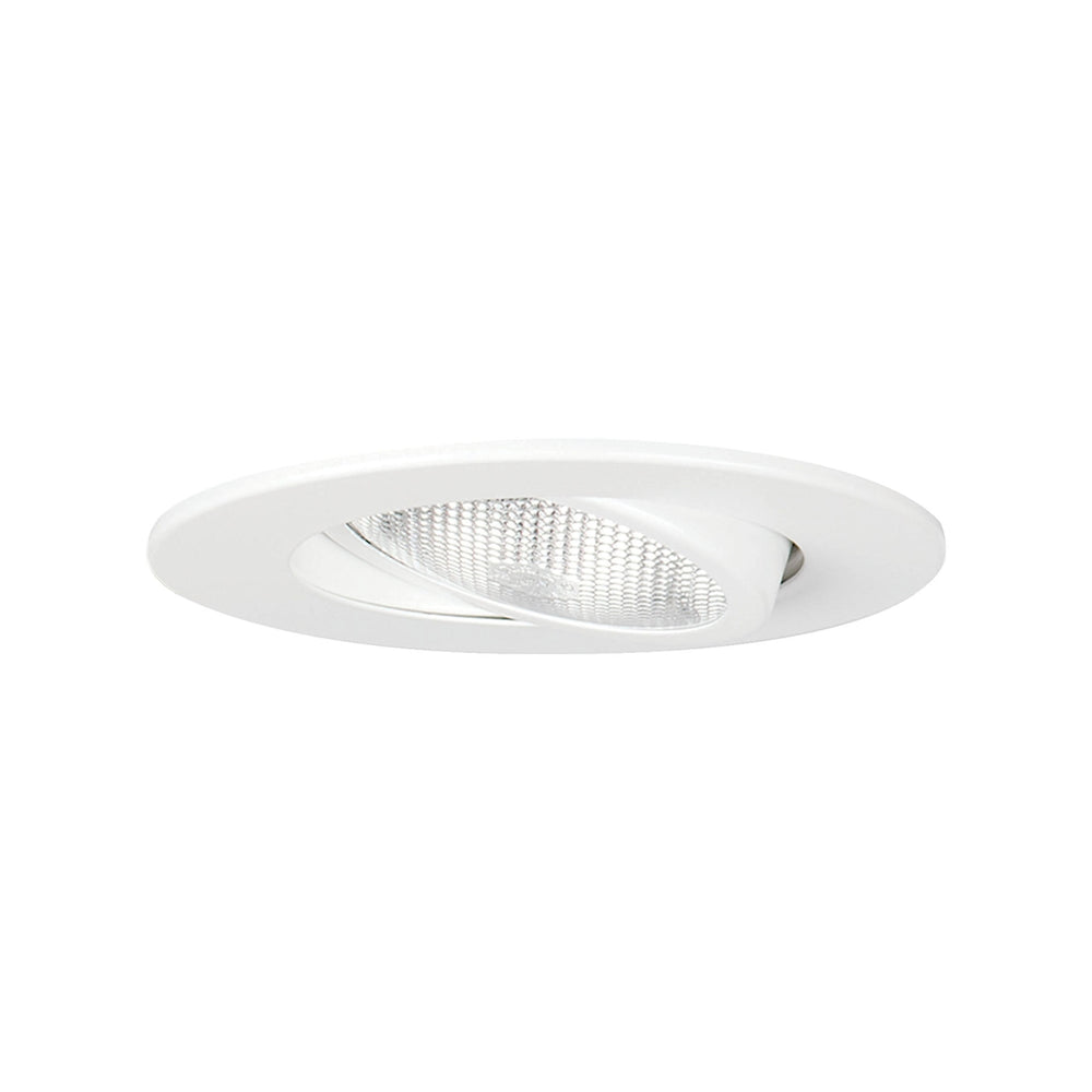 Thomas Lighting Halo Gimbal Recessed Trim 5 Inch Aperture Directional Ceiling Light in Matte White TR139W