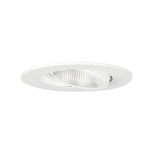 Thomas Lighting Halo Gimbal Recessed Trim 5 Inch Aperture Directional Ceiling Light in Matte White TR139W