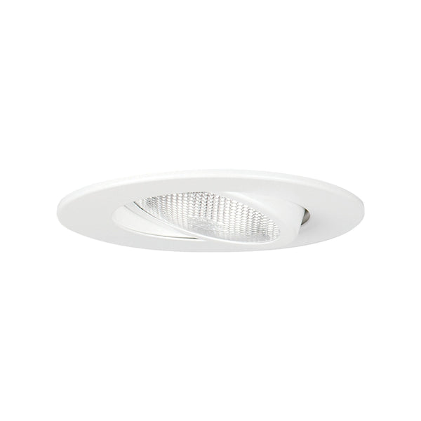 Thomas Lighting Halo Gimbal Recessed Trim 5 Inch Aperture Directional Ceiling Light in Matte White TR139W
