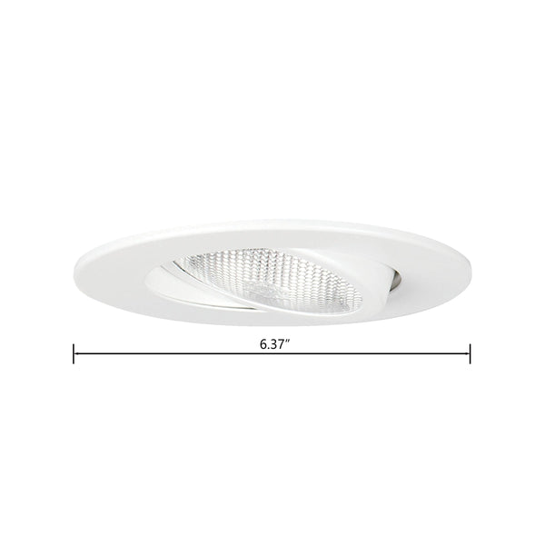 Thomas Lighting Halo Gimbal Recessed Trim 5 Inch Aperture Directional Ceiling Light in Matte White TR139W