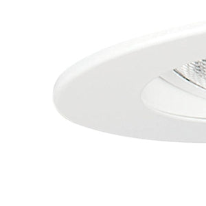 Thomas Lighting Halo Gimbal Recessed Trim 5 Inch Aperture Directional Ceiling Light in Matte White TR139W
