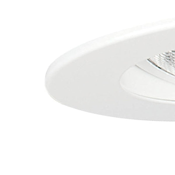 Thomas Lighting Halo Gimbal Recessed Trim 5 Inch Aperture Directional Ceiling Light in Matte White TR139W
