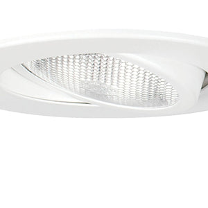 Thomas Lighting Halo Gimbal Recessed Trim 5 Inch Aperture Directional Ceiling Light in Matte White TR139W