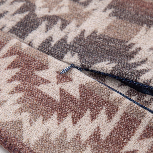 Hiend Accents Mesa Wool Blend Euro Sham - Rustic Southwestern Charm With Cozy Geometric Motifs For Home Decor Multi Color 85% Polyester,15% Wool Tr1934es-os-oc