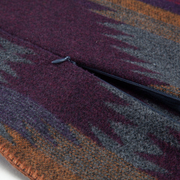 Hiend Accents Gila Wool Blend Euro Sham – Luxuriously Soft Aztec Patterned Design For Timeless Home Elegance Multi Color 85% Polyester,15% Wool Tr1935es-os-oc