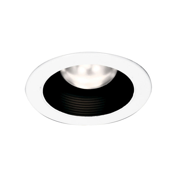 Thomas Lighting Lior Stepped Baffle Recessed Trim Matte Black Finish for Kitchen and Hallway Ambient Light TR401
