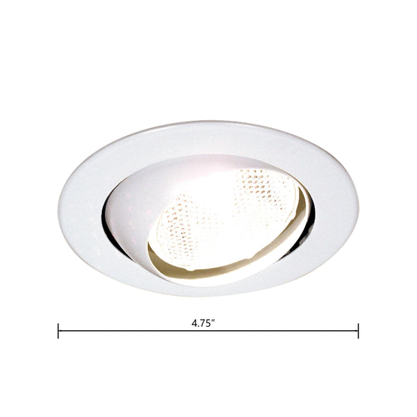 Thomas Lighting Dru Adjustable Eyeball Recessed Trim Directional Spotlight for Four Inch Housings TR408