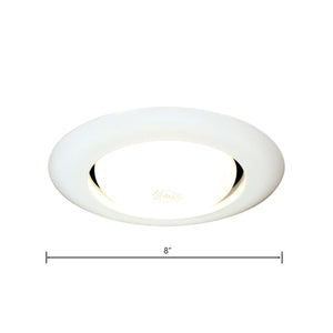 Thomas Lighting Lucen 6 Inch Matte White Recessed Ceiling Trim for Kitchens Hallways and Living Spaces TR40W