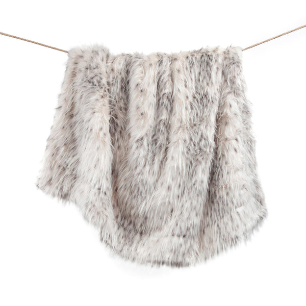 Hiend Accents Ermine Luxurious Double-sided Oversized Throw - Elegant Plush Comfort For Your Home Decor Style White Shell, 100% Polyester,Lining, 100% Polyester Tr5005-ls-wh