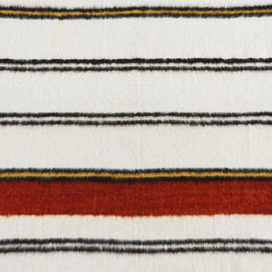 Hiend Accents Solola Handwoven 100% Wool Throw Blanket - Enchanting Colors, Artisan Crafted Comfort For Your Home Orange,Natural 100% Sheepswool Tr8001