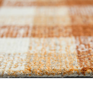 Amer Rugs Tartan Farmhouse Plaid Hand-tufted Area Rug - Luxurious 100% Wool, Perfect For High-traffic Spaces Orange Wool Tra103656