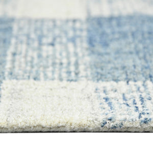 Amer Rugs Tartan Farmhouse Plaid Hand-tufted Area Rug - Luxurious 100% Wool, Perfect For High-traffic Spaces Blue Wool Tra110203