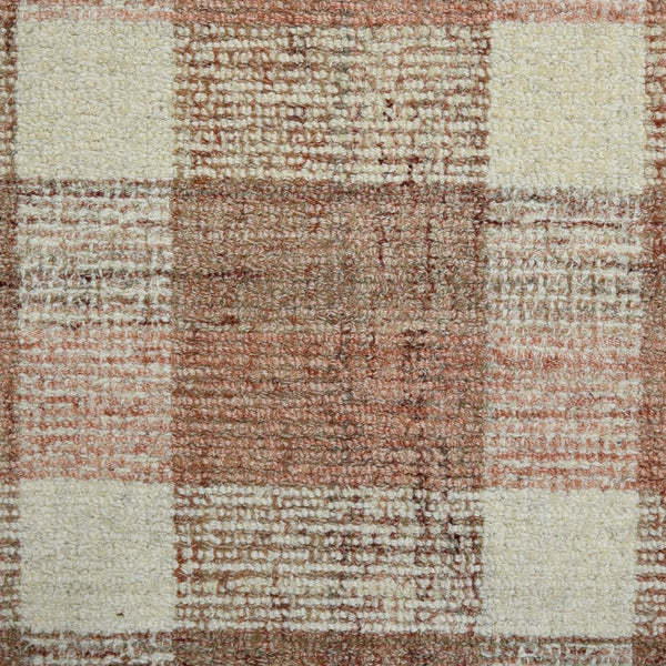 Amer Rugs Tartan Farmhouse Plaid Hand-tufted Area Rug - Luxurious 100% Wool, Perfect For High-traffic Spaces Rose Gold Wool Tra143656