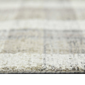 Amer Rugs Tartan Farmhouse Plaid Hand-tufted Area Rug - Luxurious 100% Wool, Perfect For High-traffic Spaces Sand Wool Tra40203