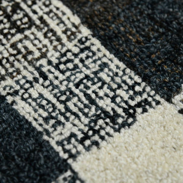 Amer Rugs Tartan Farmhouse Plaid Hand-tufted Area Rug - Luxurious 100% Wool, Perfect For High-traffic Spaces Charcoal Wool Tra60203