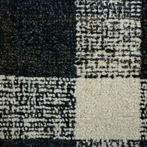 Amer Rugs Tartan Farmhouse Plaid Hand-tufted Area Rug - Luxurious 100% Wool, Perfect For High-traffic Spaces Charcoal Wool Tra60203